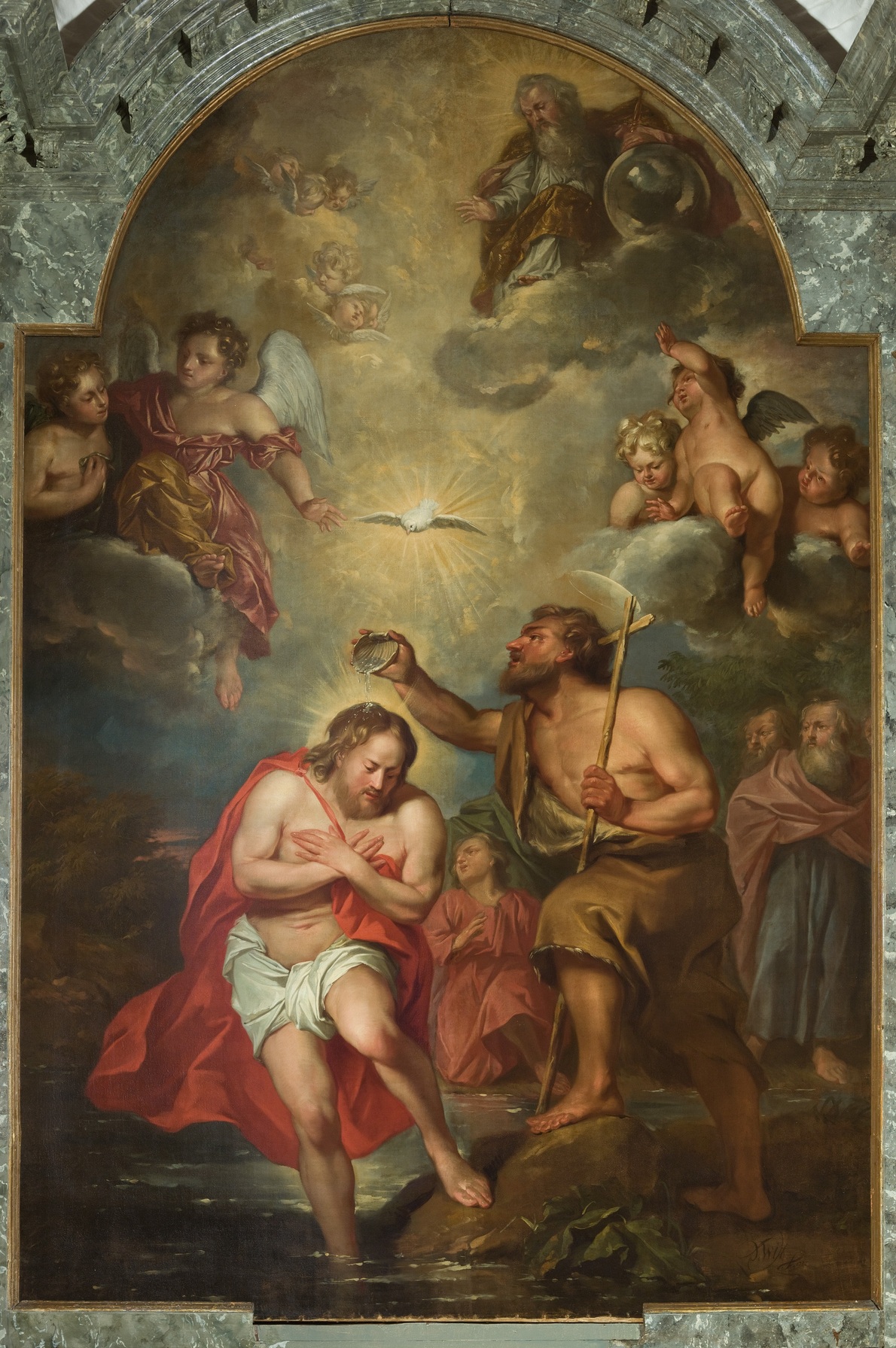 Doop van Christus in de Jordaan