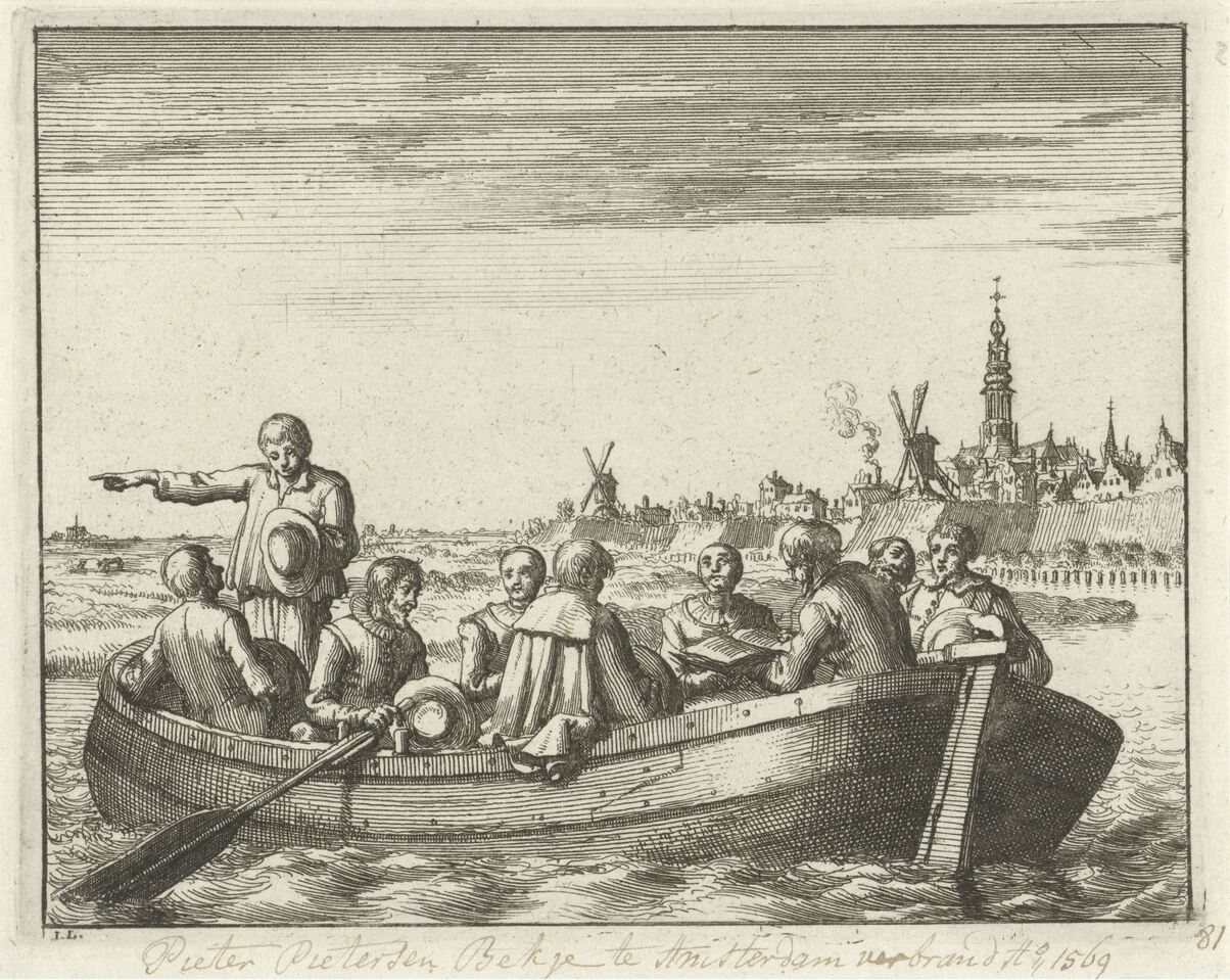 Aanbiddingsbijeenkomst op de Amstel in 1569