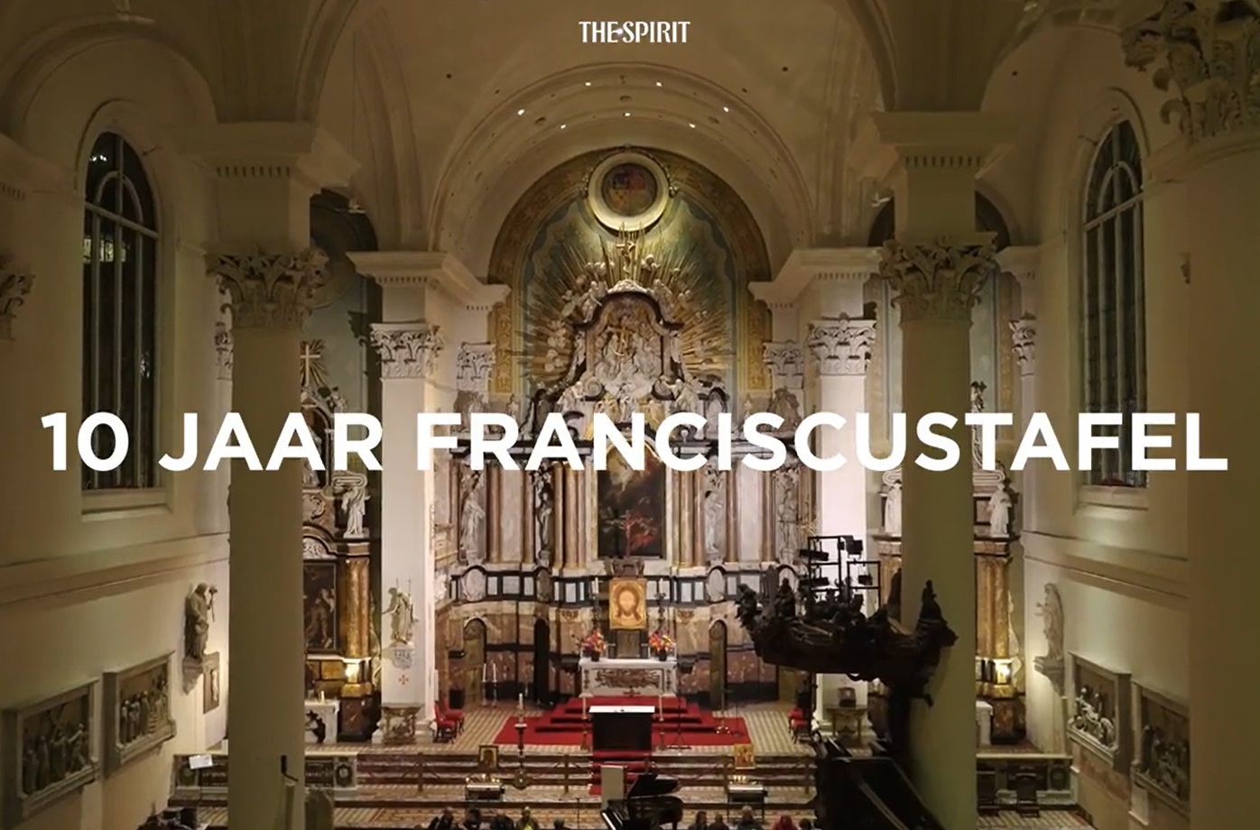 10 years Franciscustafel [Francis' Table]